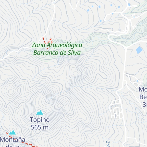 Map of Montaña del Gallego