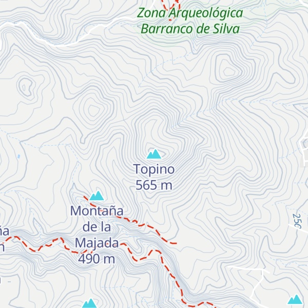 Map of Topino