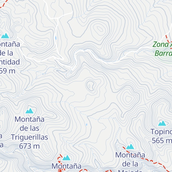 Map of Montaña del Melosal