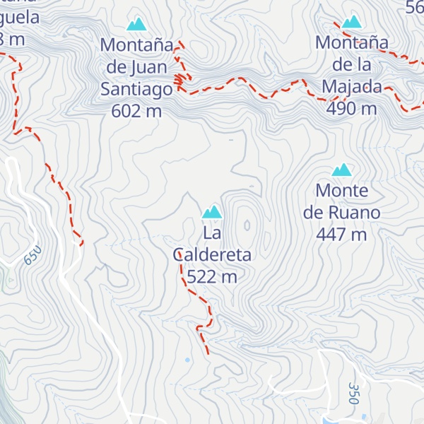 Map of La Caldereta