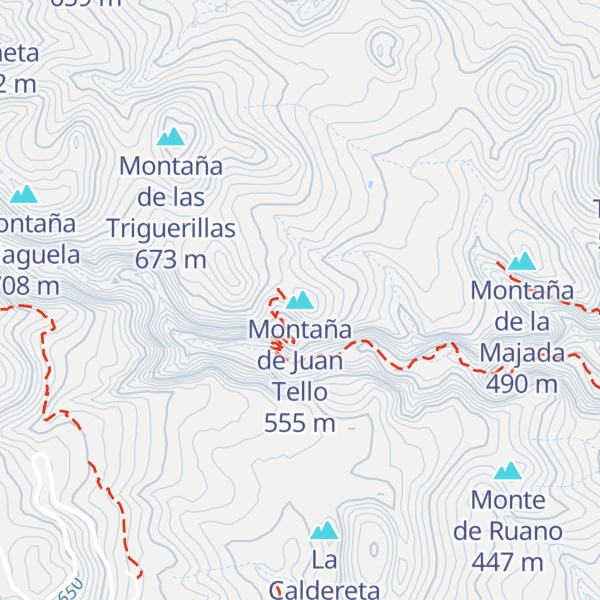 Map of Montaña de Juan Tello