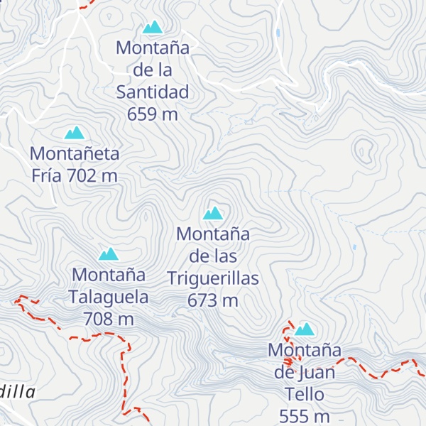 Map of Montaña de las Triguerillas