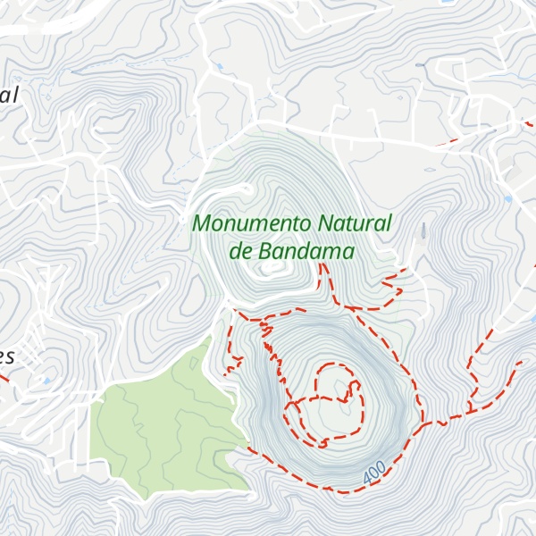 Map of Pico de Bandama