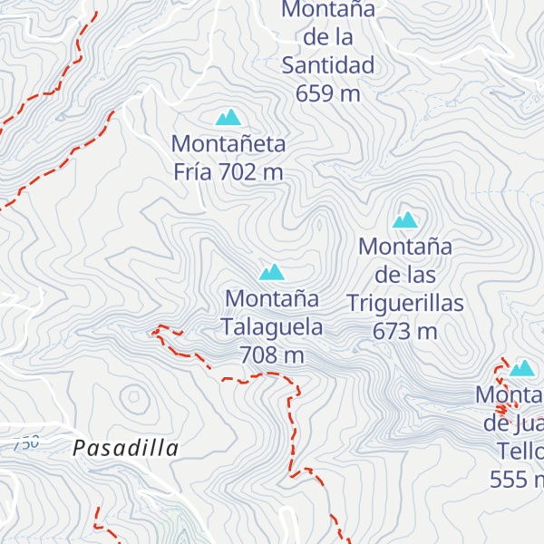 Map of Montaña Talaguela