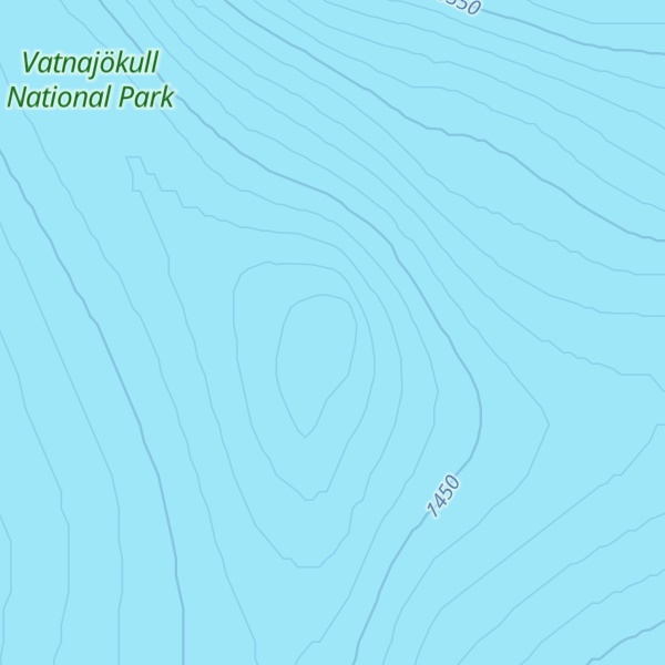 Map of Goðahnjúkar