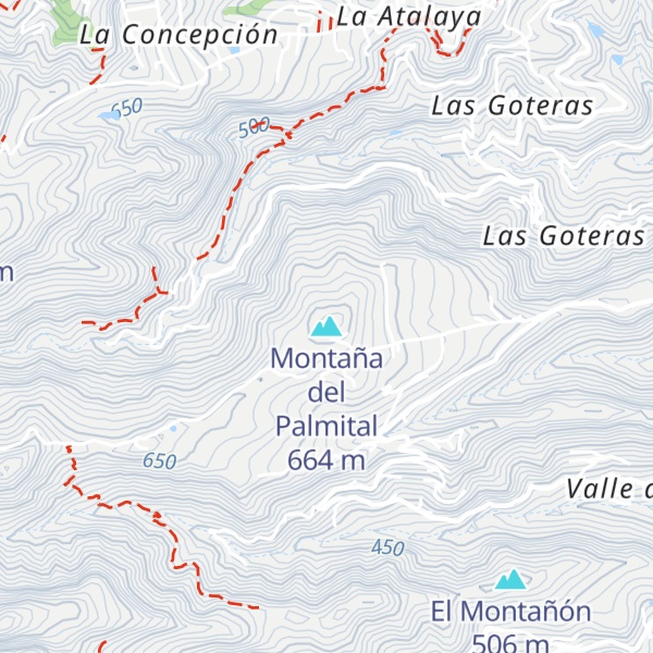 Map of Montaña del Palmital