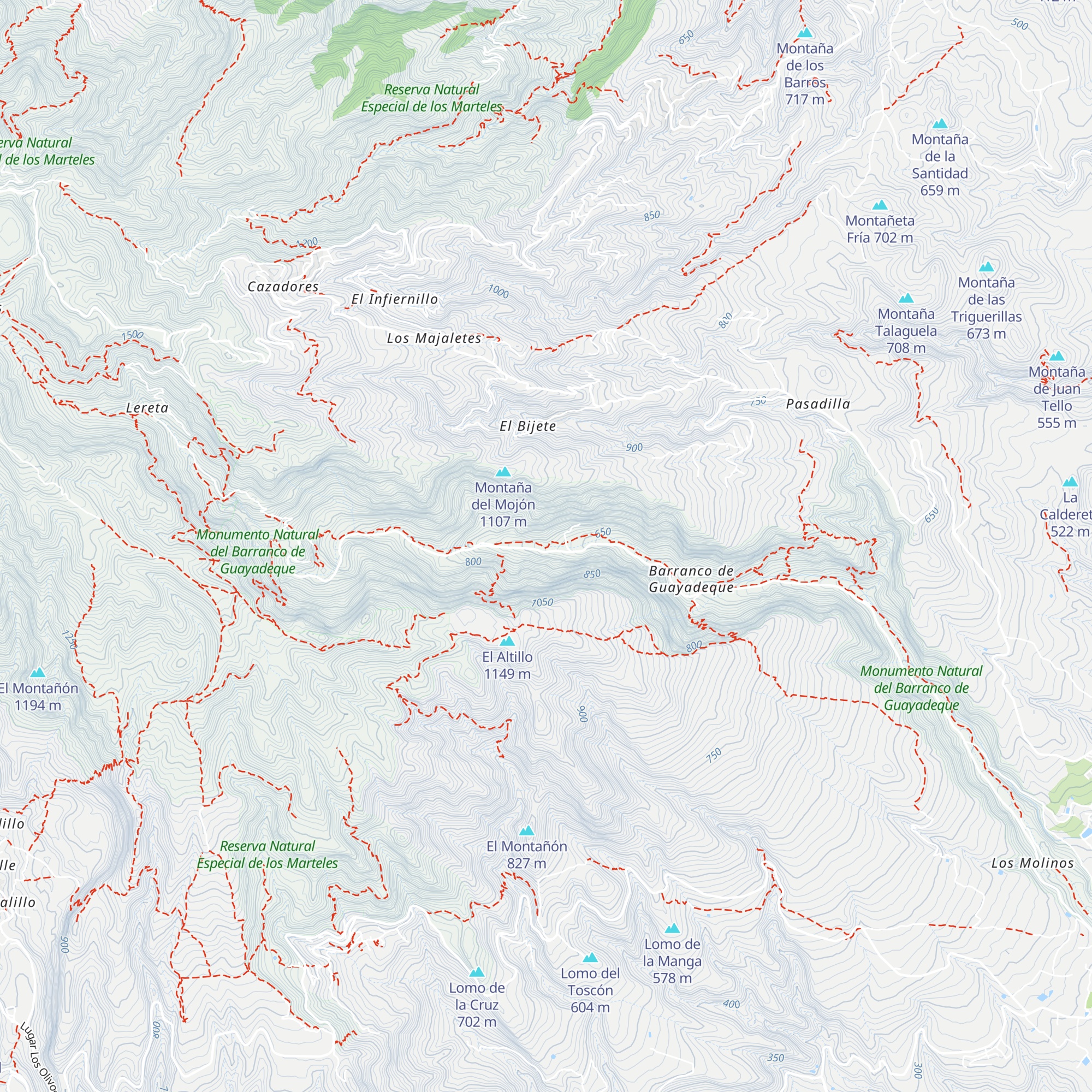 Refugio del acebuche - good place to pitch a tent map