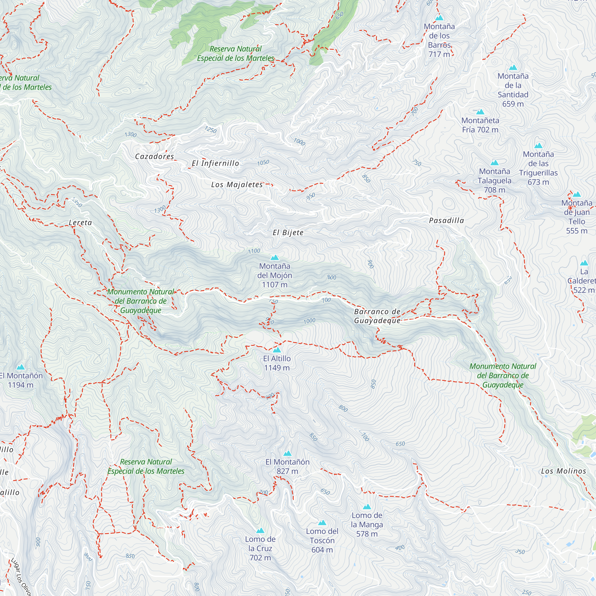Refugio del acebuche - good place to pitch a tent map