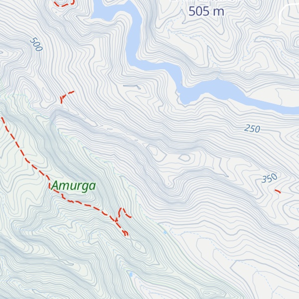 Map of Lomo de las Fuentecilla