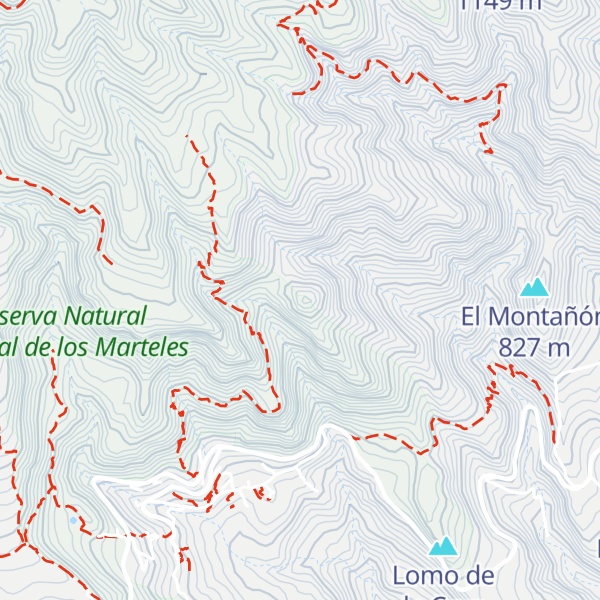 Map of Lomo de Barranco Hondo