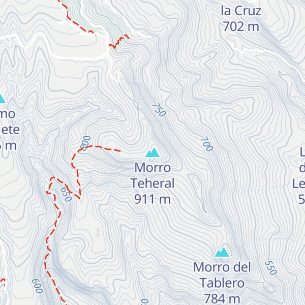 Map of Morro Teheral