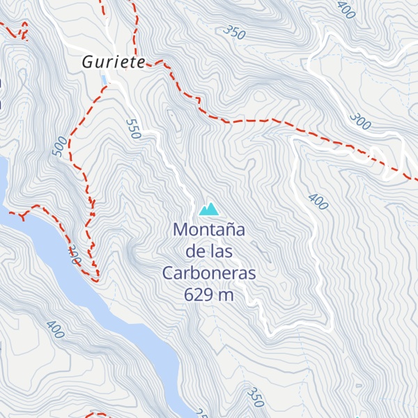 Map of Montaña de las Carboneras