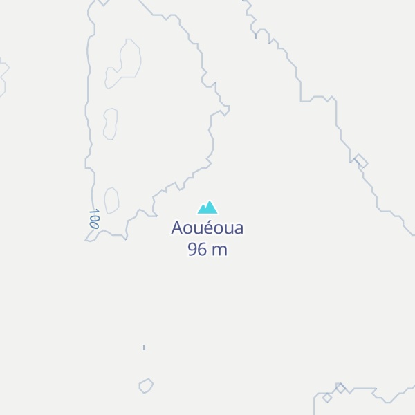 Map of Aouéoua