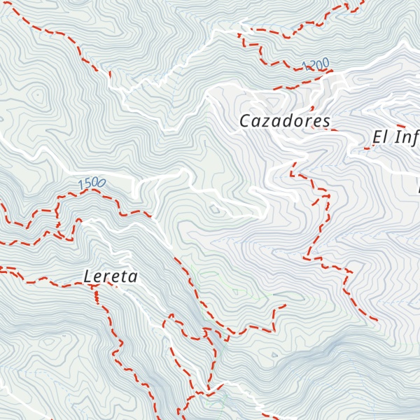 Map of Lomo de la Aguililla