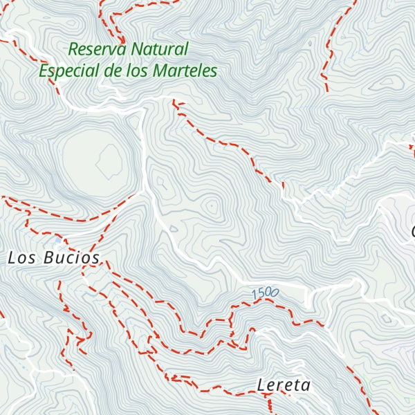 Map of Montaña del Pleito