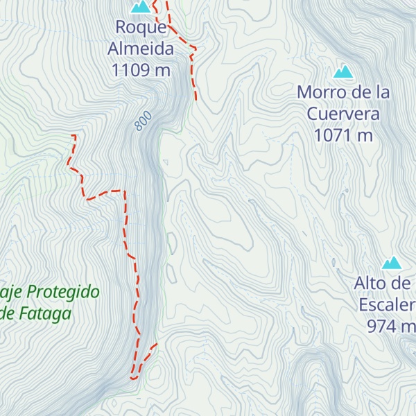 Map of Cumbre de Amurga