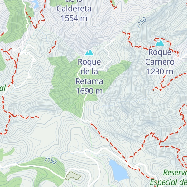 Map of Montaña Gorda