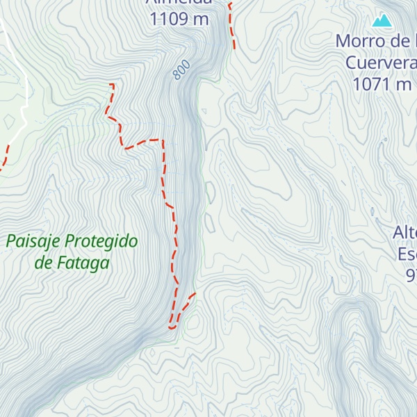Map of Alto del Hornillo