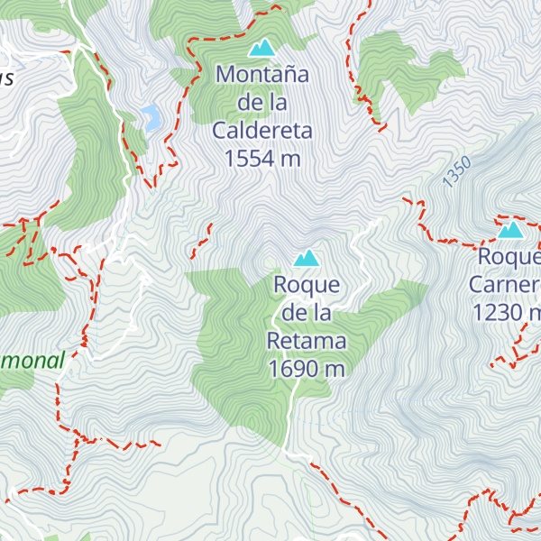 Map of Roque del Saucillo