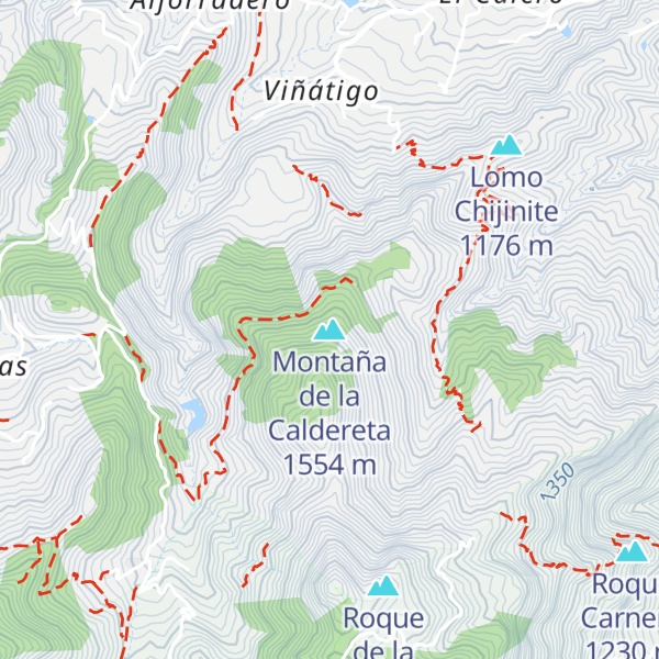 Map of Montaña de la Caldereta