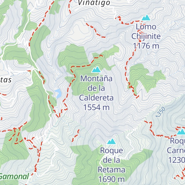 Map of Montaña de las Arenas