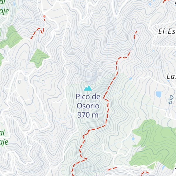 Map of Pico de Osorio
