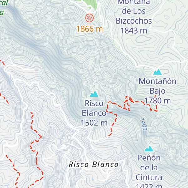 Map of Risco Blanco