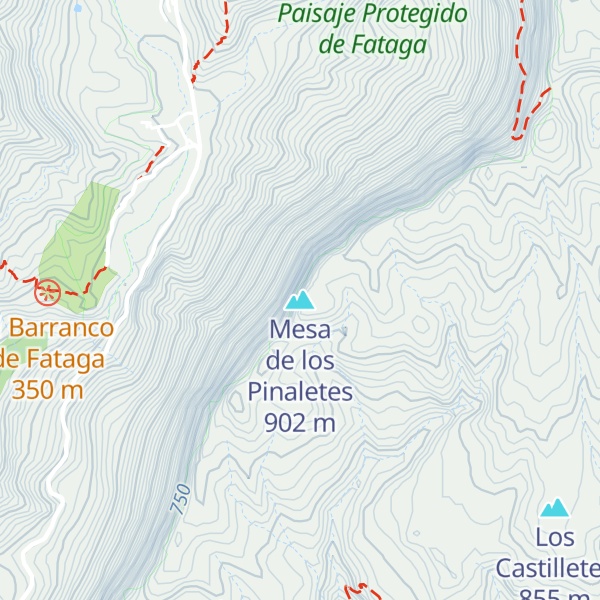 Map of Mesa de los Pinaletes
