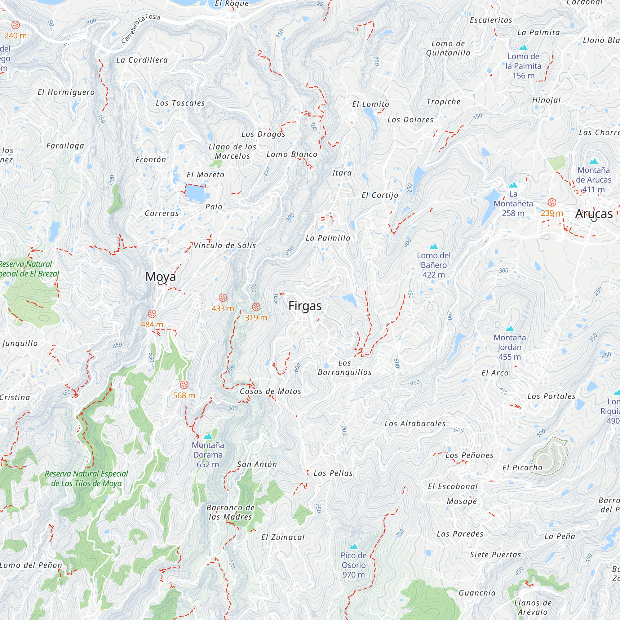 Firgas tourist information office map