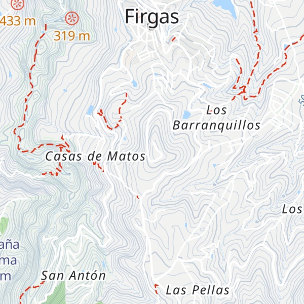 Map of Montaña de Firgas