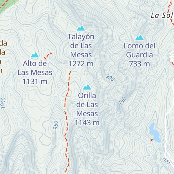 Map of Orilla de Las Mesas