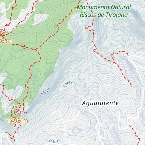 Map of Los Caideros Altos