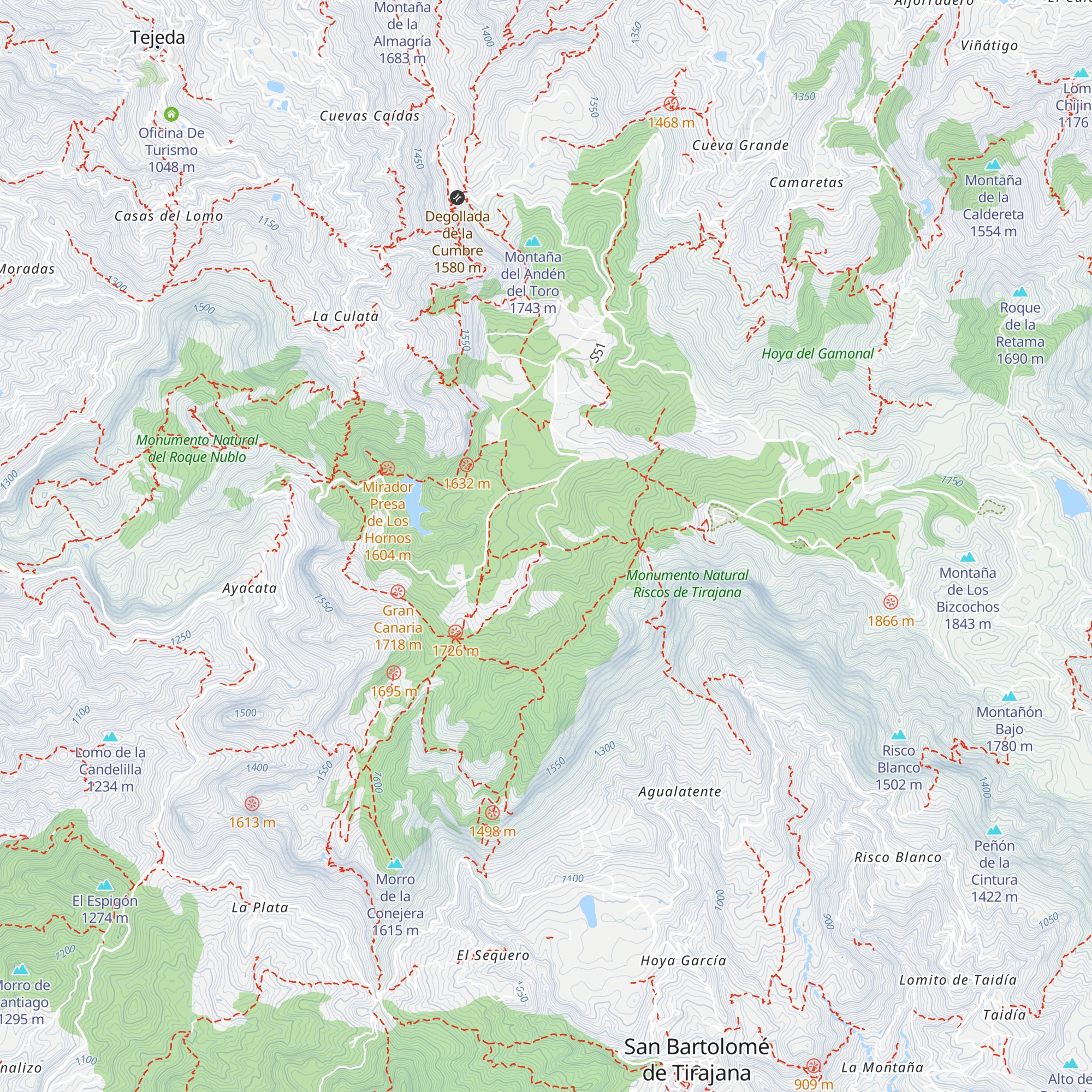 Refugio Díaz Bertrana map