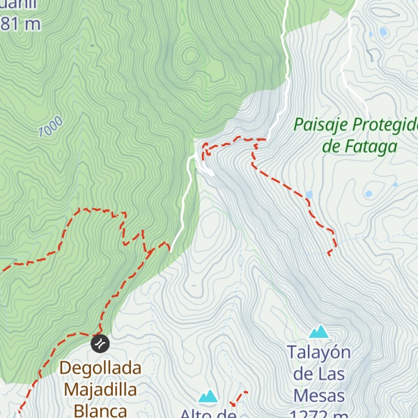 Map of Risco de la Lajilla