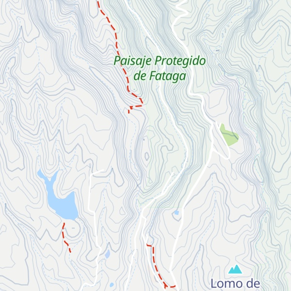Map of El Montañón