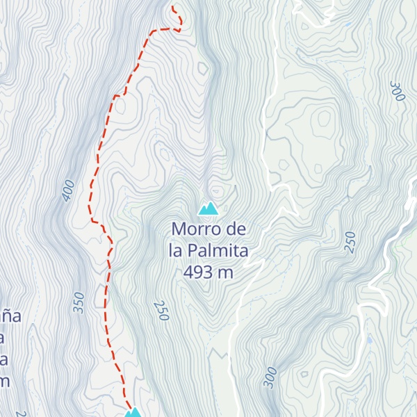 Map of Morro de la Palmita