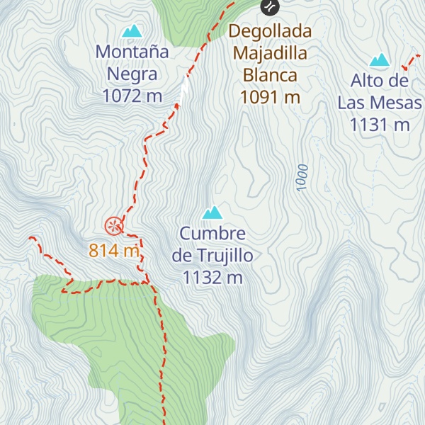 Map of Cumbre de Trujillo