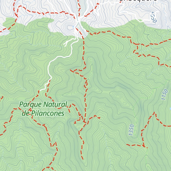 Map of Morro de la Cruz Grande