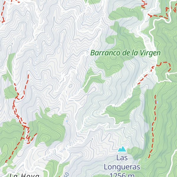 Map of Lomo de Roque
