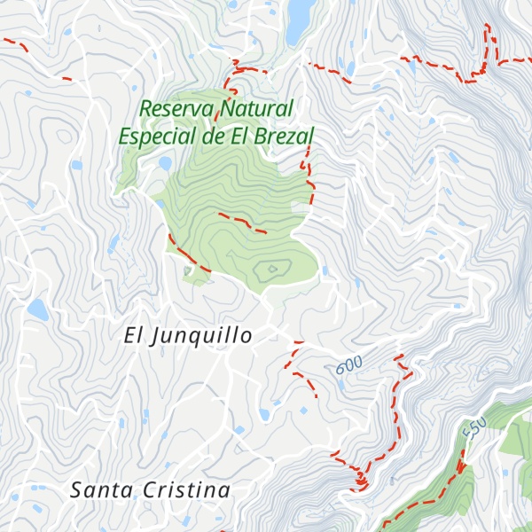 Map of Los Castillejos