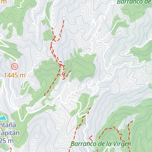 Map of Montaña Pajarito