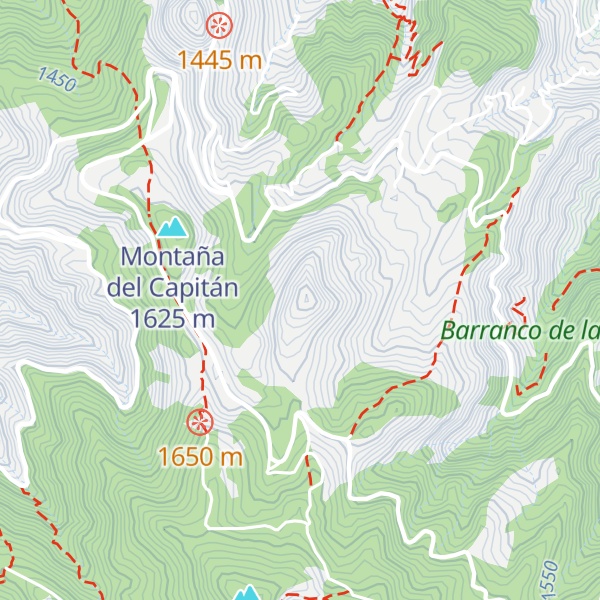 Map of Montañón Negro