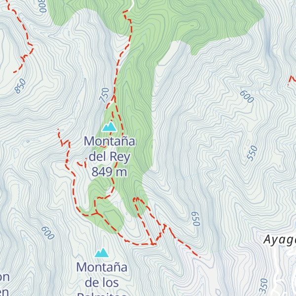 Map of Lomo de los Palmitos