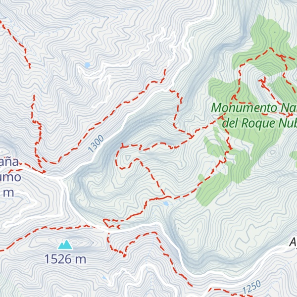 Map of Montaña del Aserrador