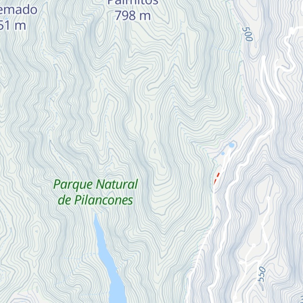 Map of Montaña del Rey