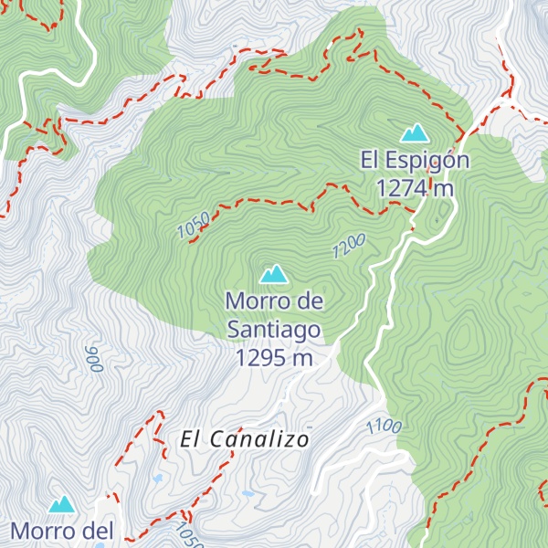 Map of Morro de Santiago
