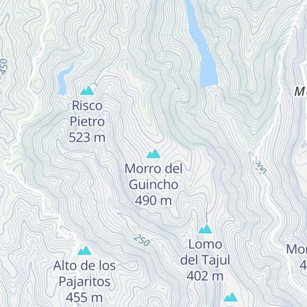 Map of Morro del Guincho