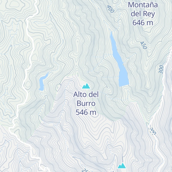 Map of Alto del Burro