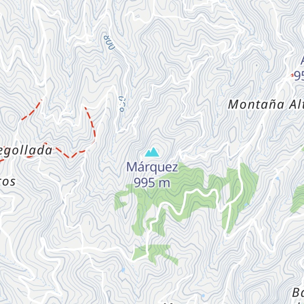 Map of Márquez