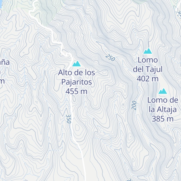 Map of Lomo de Pajaritos
